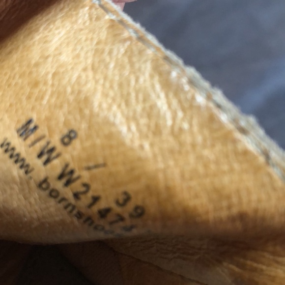 Born Tan suede leather clogs size:8 - Picture 5 of 7